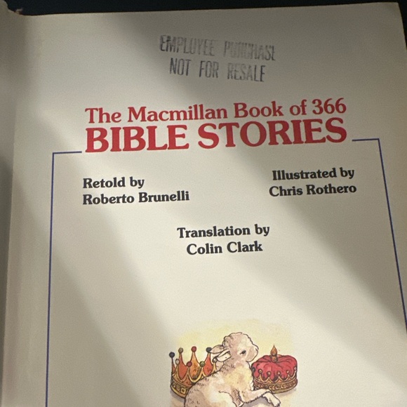 The Macmillan Book of 366 Bible Stories – 1988 Illustrated Hardcover - Picture 7 of 8